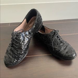 Kate Spade Sequined Oxfords - cute and rare!